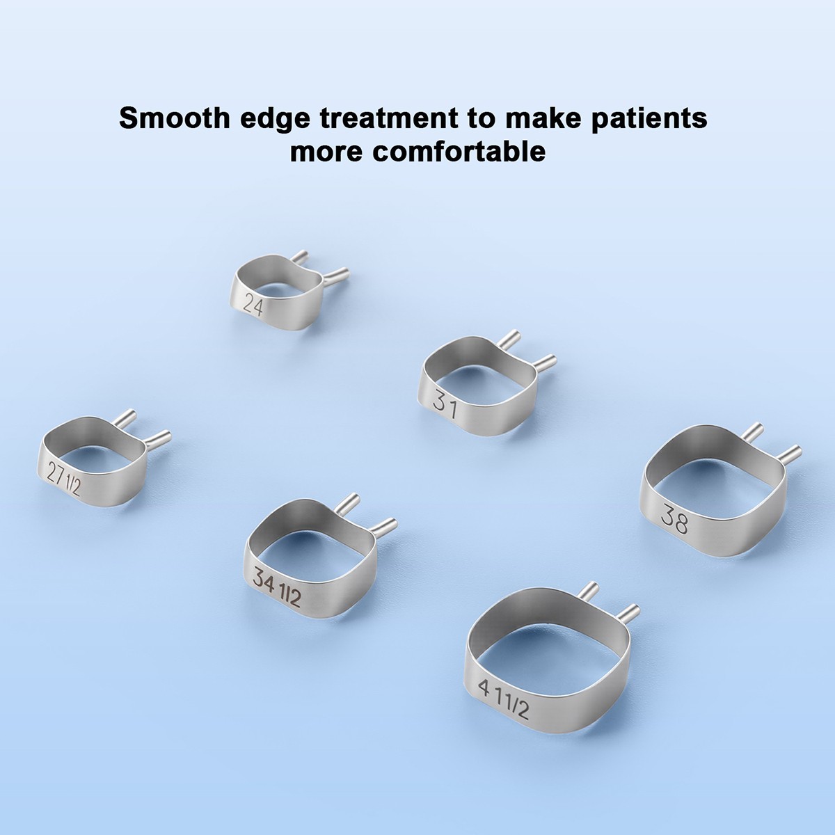 64pcs DENTAL Anterior Transparent Crowns № 1.910 CLEAR COLOUR Free Ship