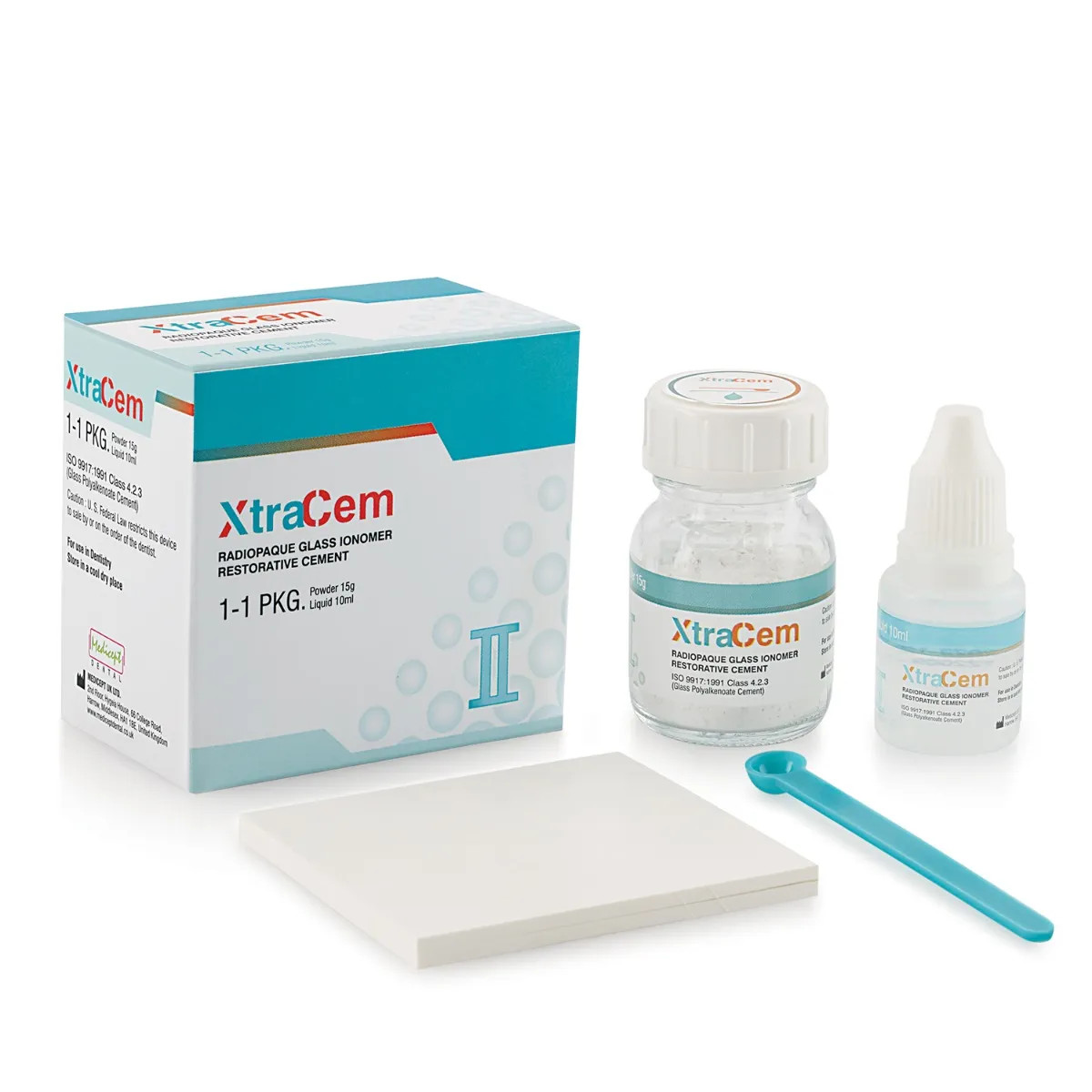 Medicept Xtracem GIC Radiopaque is a strong and durable teeth material