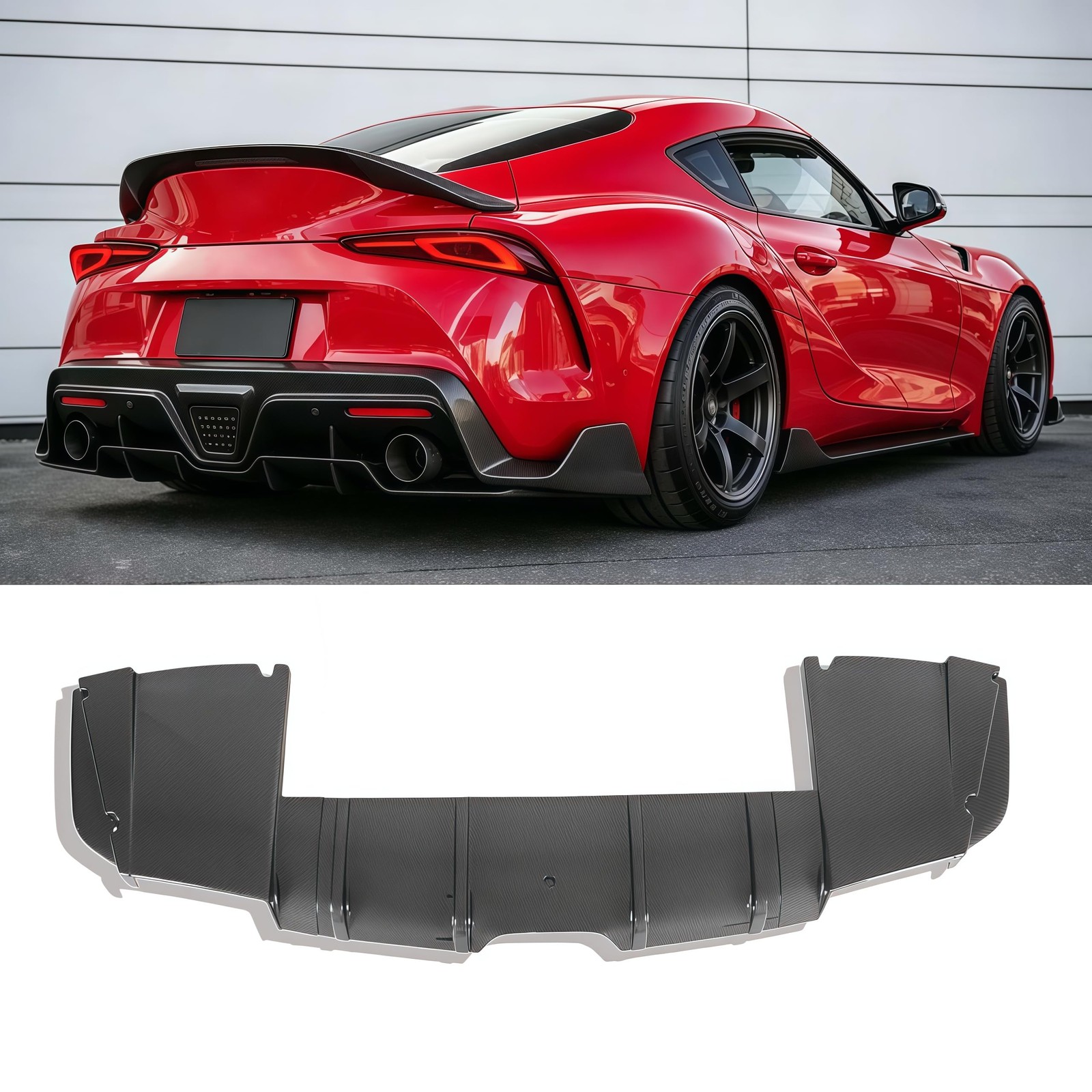 Rear Diffuser for Toyota Supra A90 A91 MK5 2021-2025 Sport Style