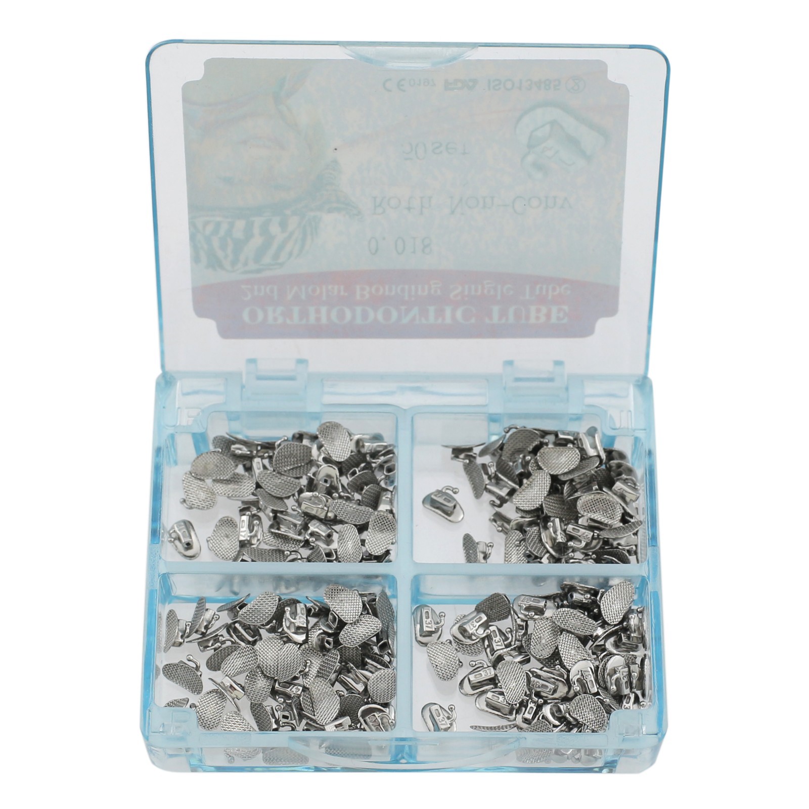 Dental Orthodontic Buccal Tubes 1st 2nd Molar Non-Convertible Bond Roth 018 022