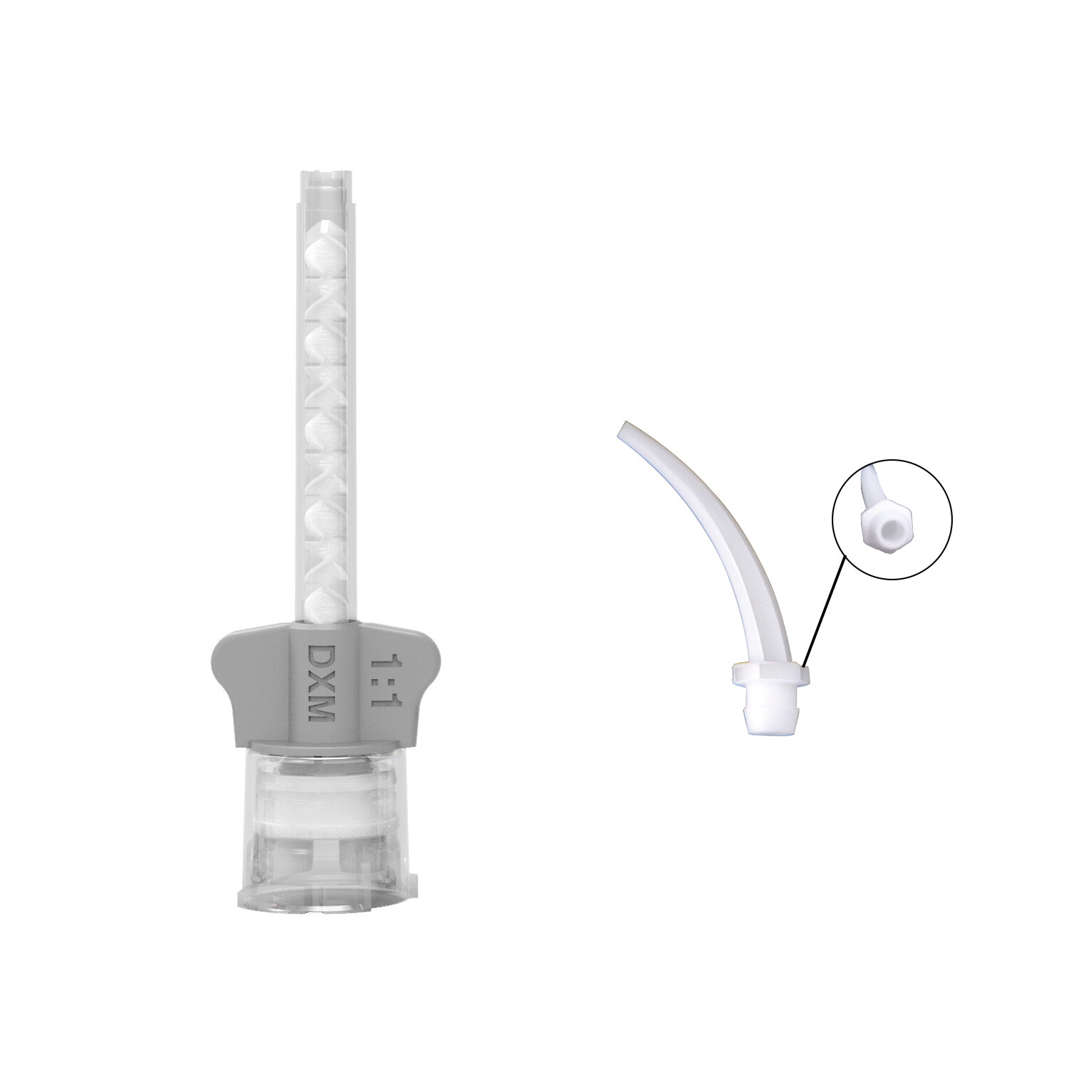 48pc Light Body Dental Mixing Tips Impression+50pcs intraoral tip DX-Mixer®