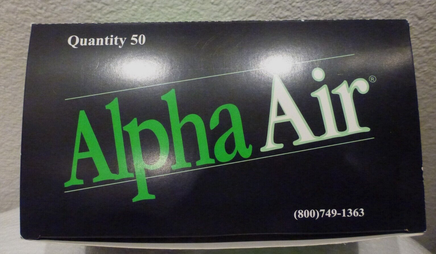 Alpha ProTech Alpha Air Ear-Loop Level 3 Fluid Resistant Face Mask 50/Box Blue