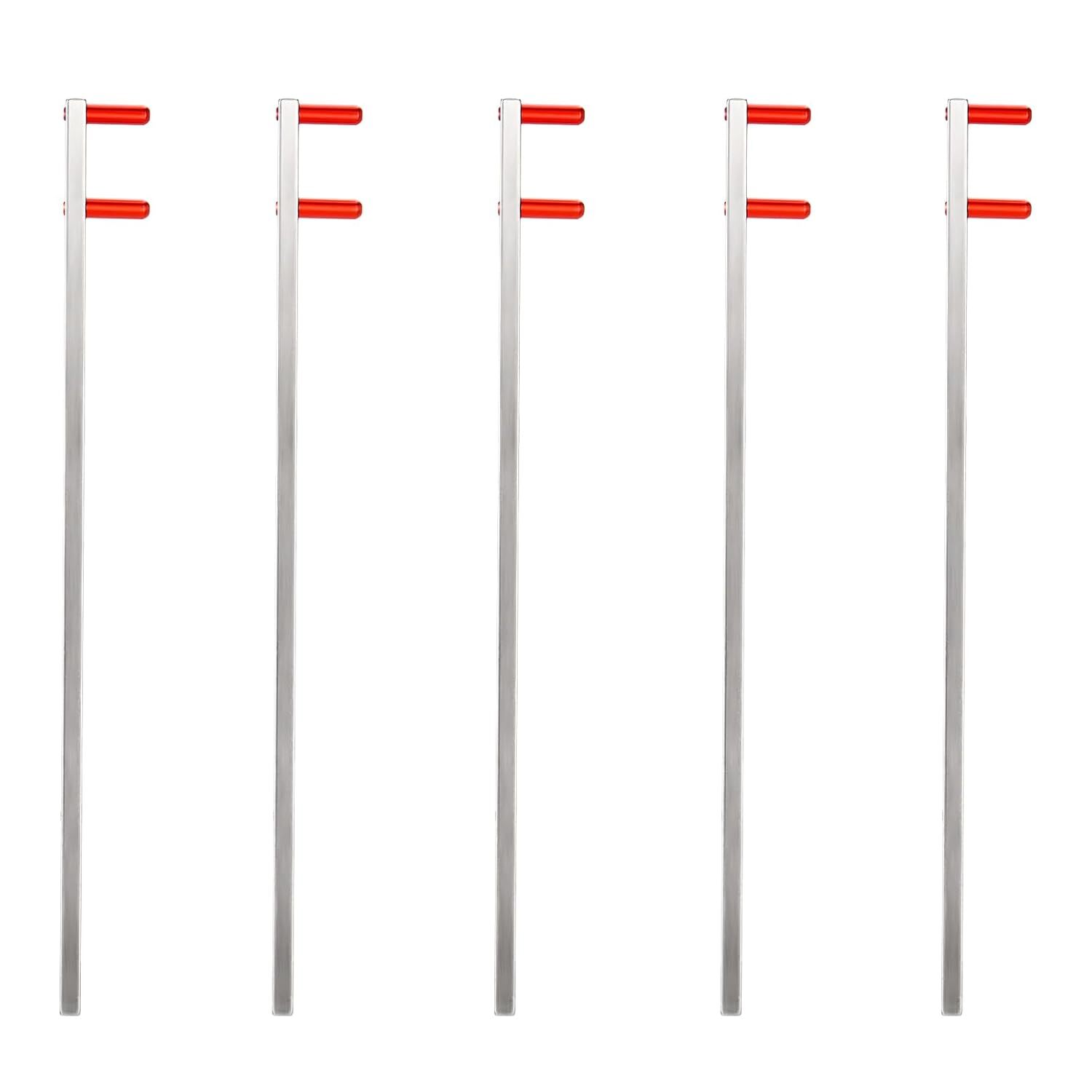 5x Dental Bitewing Indicator Arms Red X-Ray Sensor Holder BAI Style Autoclavable