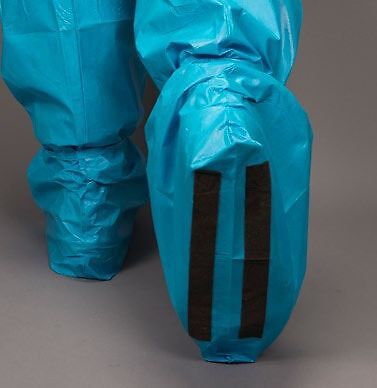 Tronex 49025B Knee-High Boot Covers with Ankle Ties and Foam Traction Strips