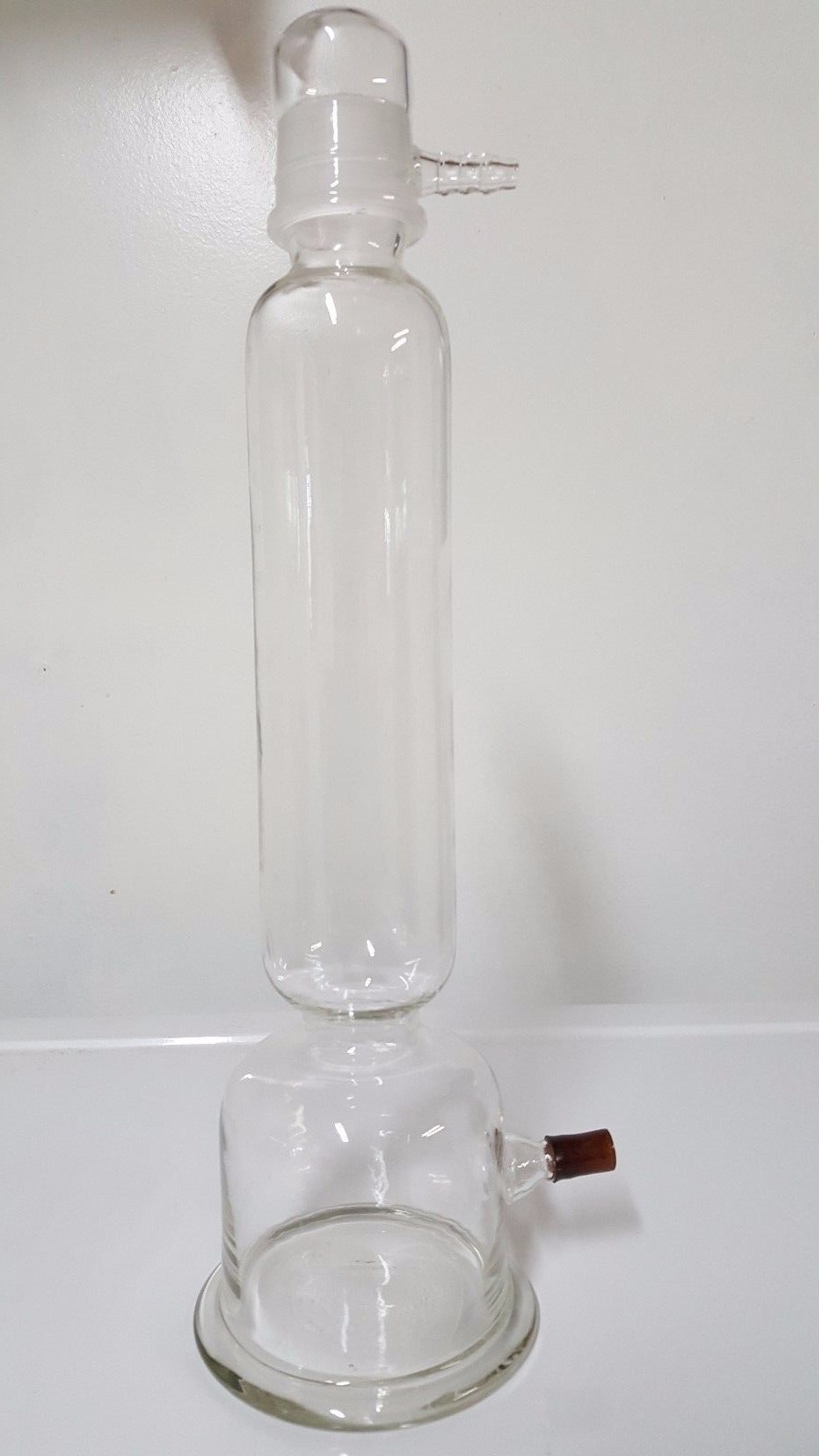Lab Glass Drying Tower with Ground Glass Stopper 250ml new