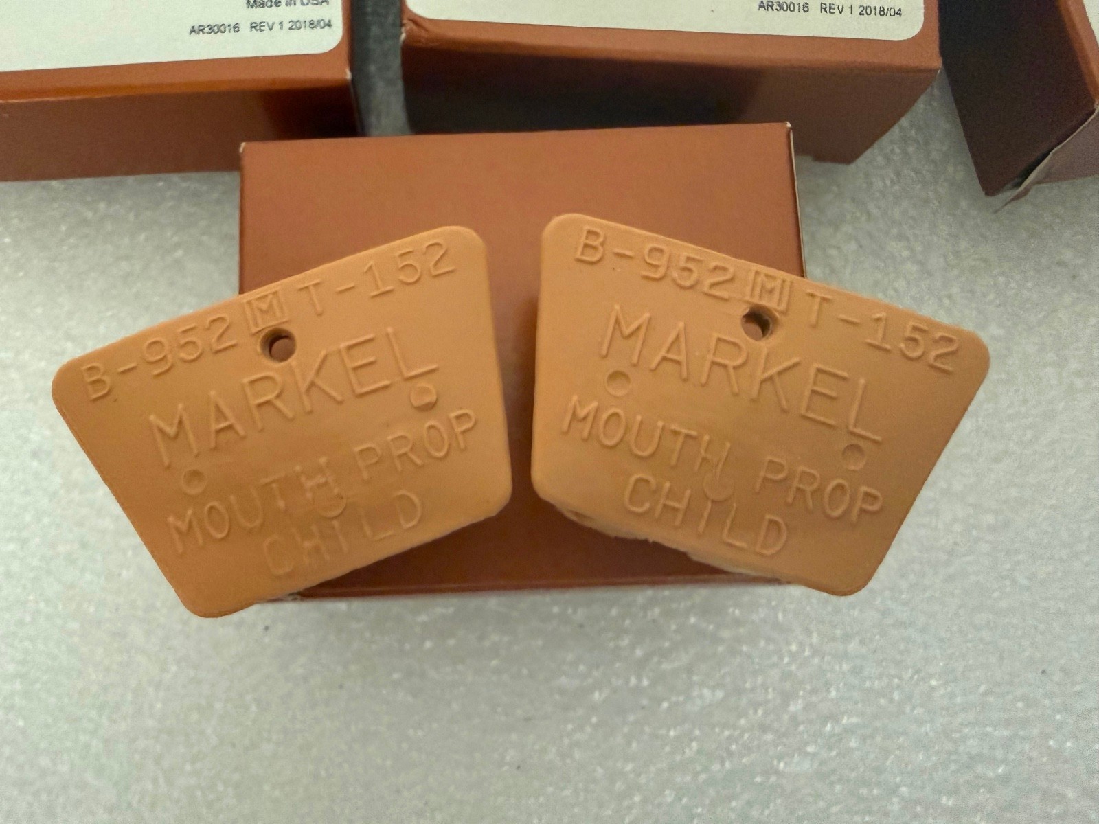 LOT (11) Integra Miltex Mouth Props Child Tan Silicone 700606-7209-001