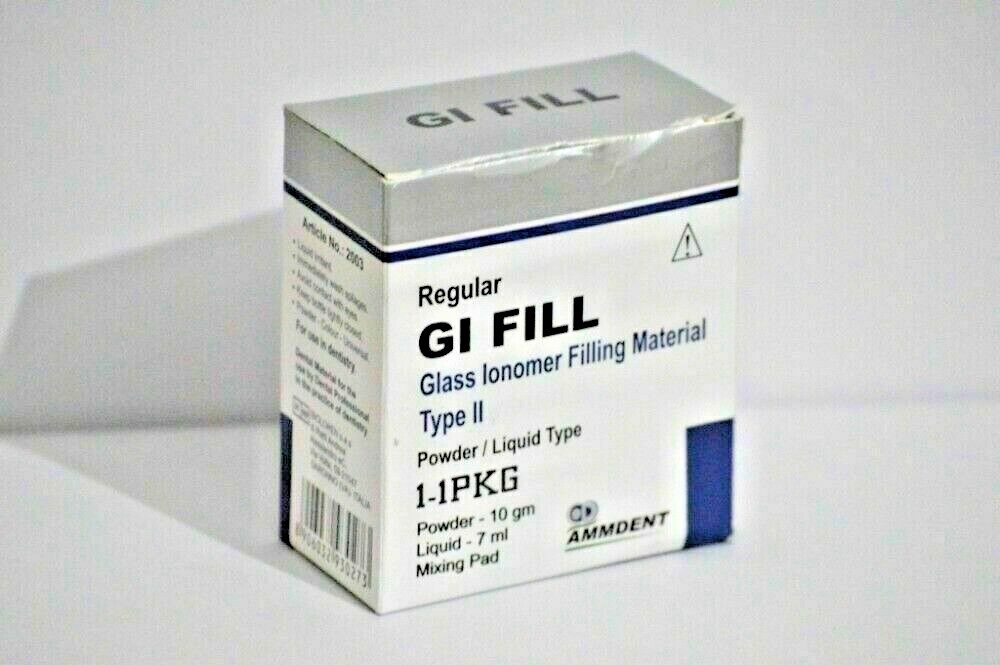 Ammdent Regular GI FILL For Type II Glass Ionomer Material- Free Shipping