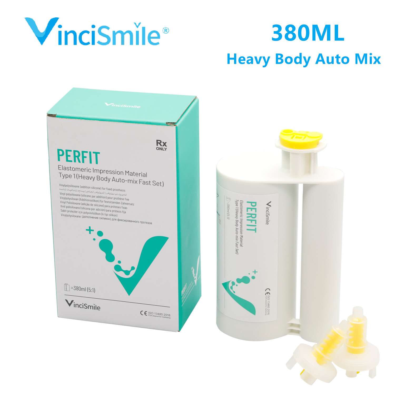 Dental Heavy Body Fast Set VPS PVS Impression Material Auto/ Dispenser Mix