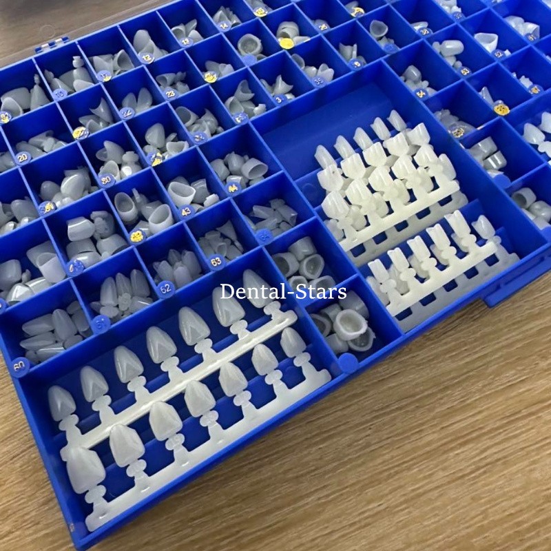 Temporary Dental Polycarbonate Crown Resin Anterior Premolars & Molar 390Pcs USA