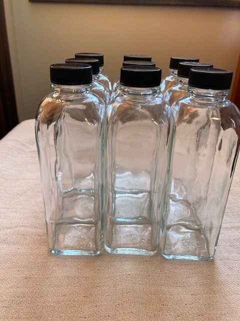 Kimax Glass Dilution Bottles, 200 ml Capacity- Set of 9