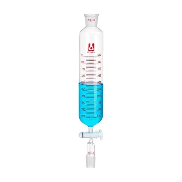 Double Jointed Separating Funnel 25ml-1000ml Borosilicate Chemistry Lab