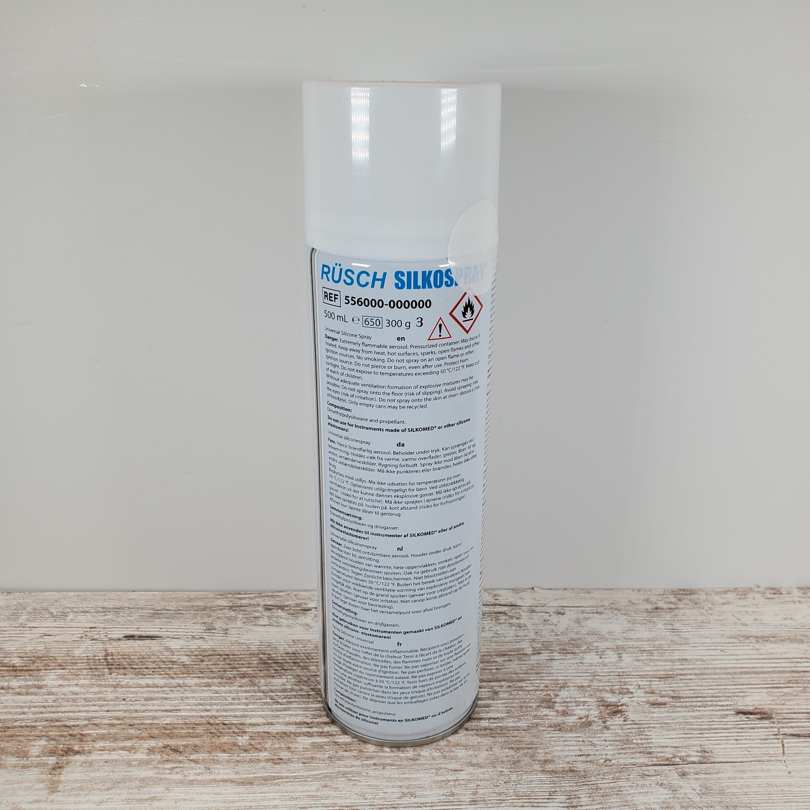 Rusch Silkospray 500 mL Universal Silicone Spray Aerosol – Instrument Lubricant