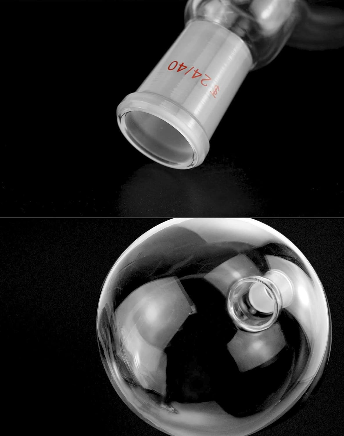 Boiling Flask, Single Neck round Bottom, 24/40 Standard Taper Outer Joint, 10…