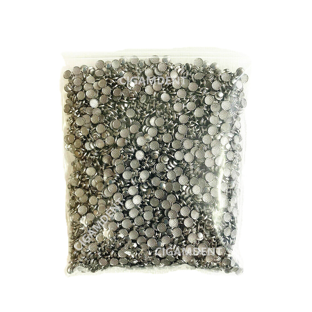 Dental Orthodontic Lingual Button Bondable Round Mesh Base Bonding Adhesive