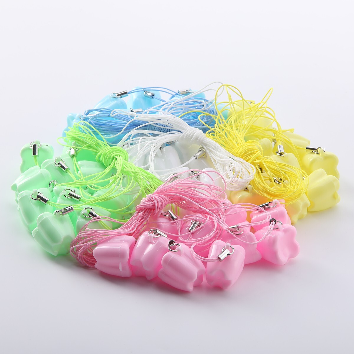 50PCS Dental Organizer Milk Teeth Storage Baby Kid First Tooth Keepsake Box Case
