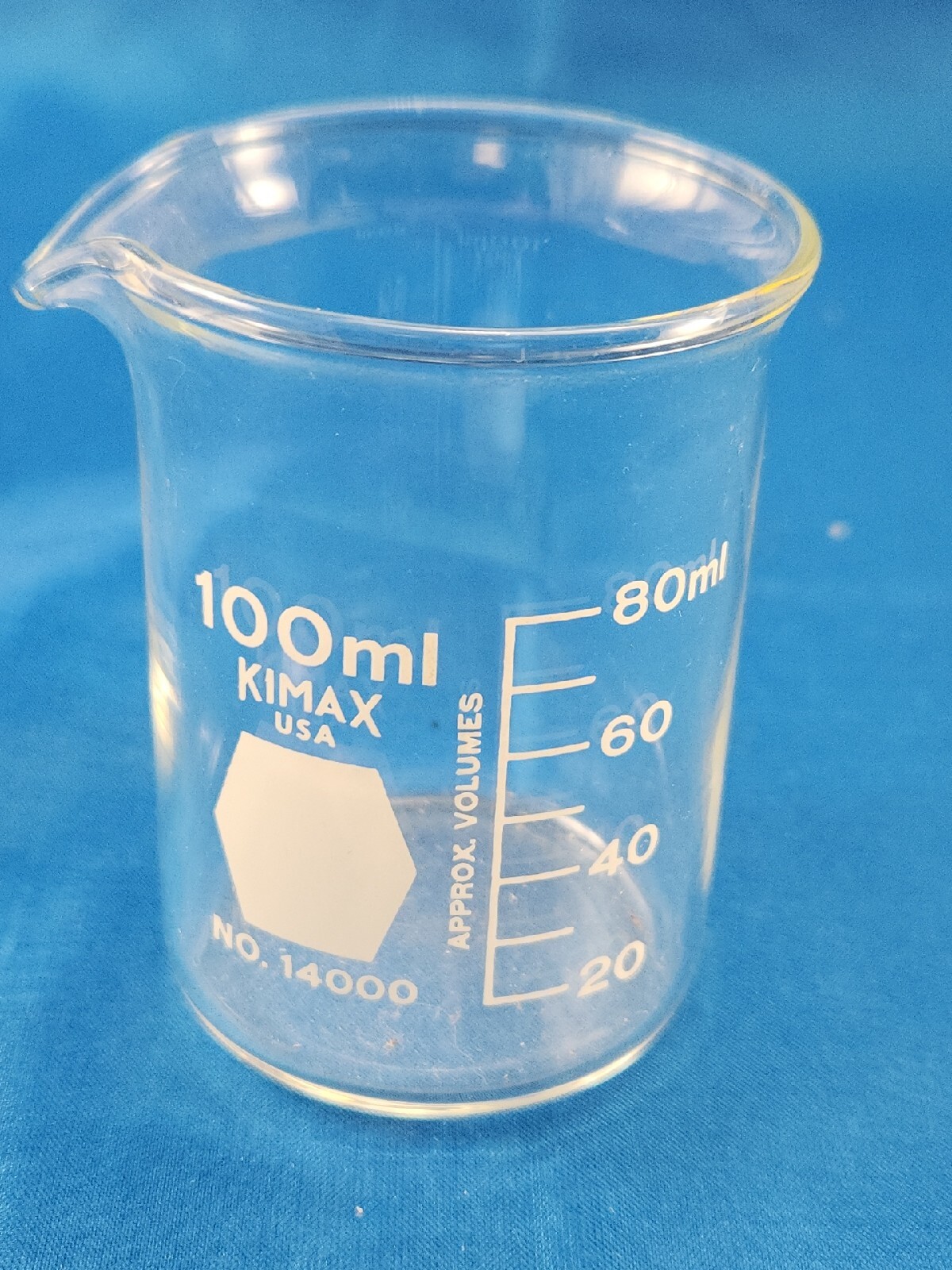 Kimax 100ml Glass Beaker #14000 Made In USA FREE SHIPPING!!!