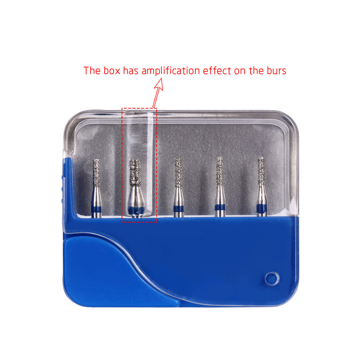 100Pcs AZDENT Dental Diamond Burs High Speed Handpiece FG 1.6MM Friction Grip