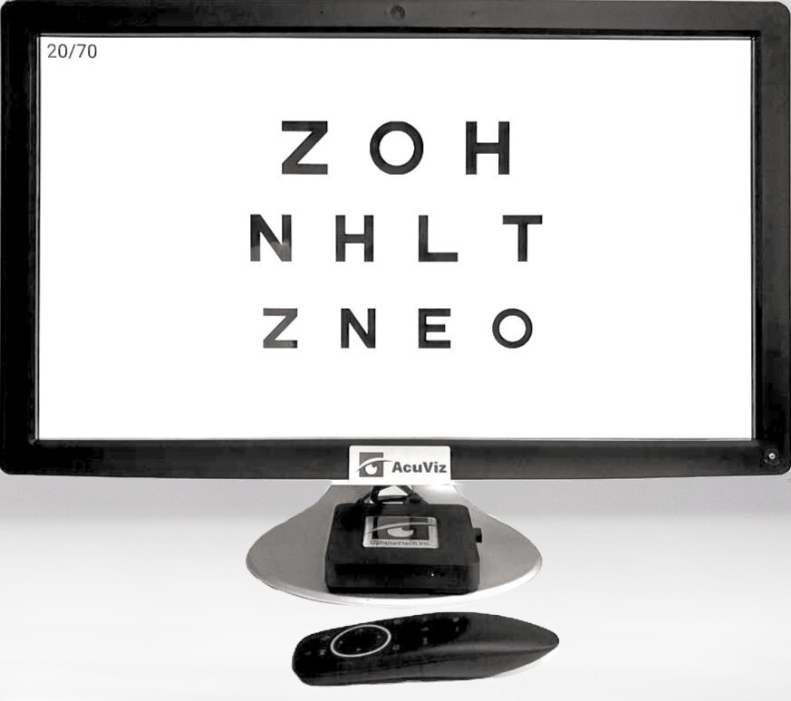 SNELLEN EYE CHART / DIGITAL VISUAL ACUITY SYSTEM made in the USA. No Monitor