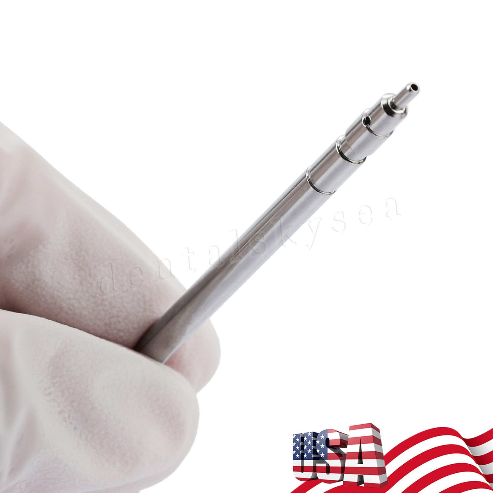 50 Dental Air Water Spray 3 Way Syringe 134℃ Autoclavable Nozzles/Tips/Tubes