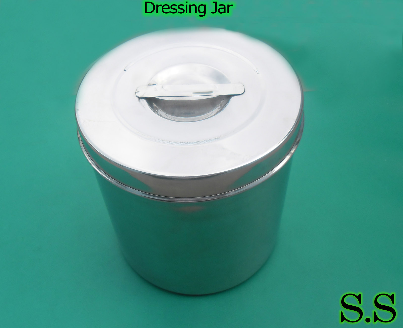 stainless steel Dressing Jar 7×7″ New