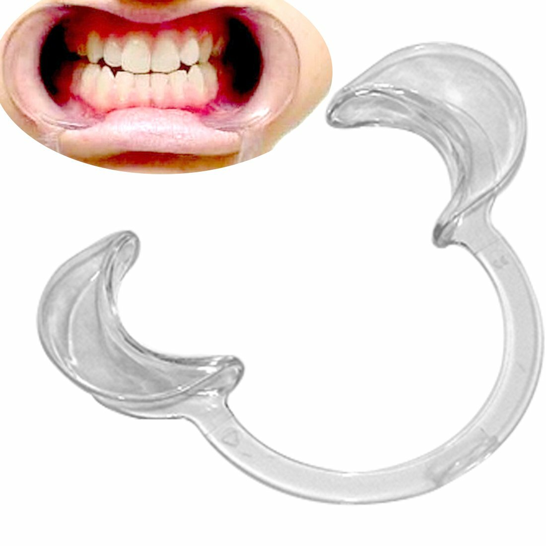 EZGO 20PC 10M+5L+5S C-Shape Teeth Whitening Lip Cheek Retractor Mouth Opener