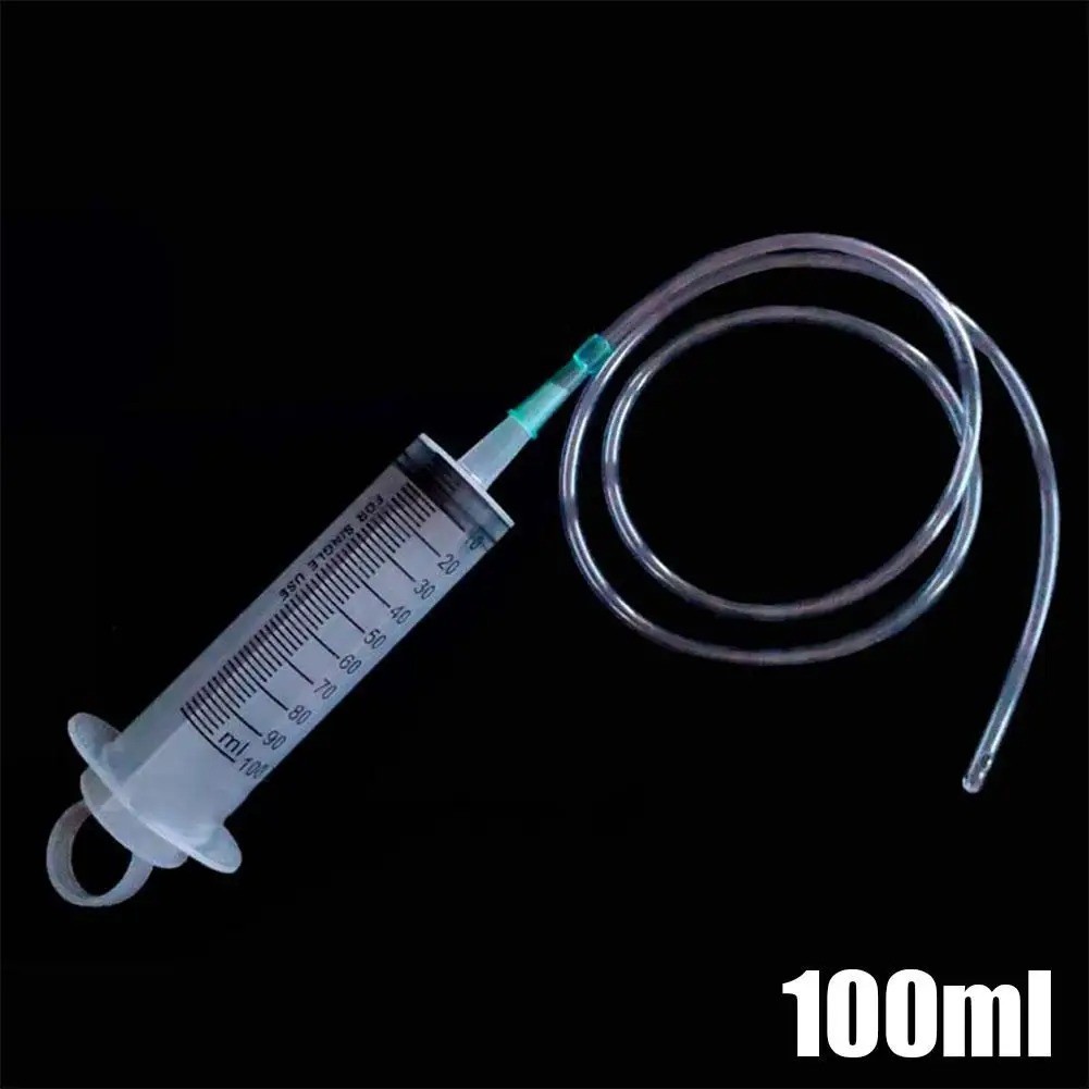 100/300/550ml Large Capacity Syringe Oil Pump with 1m Hose Measuring Pump Gift