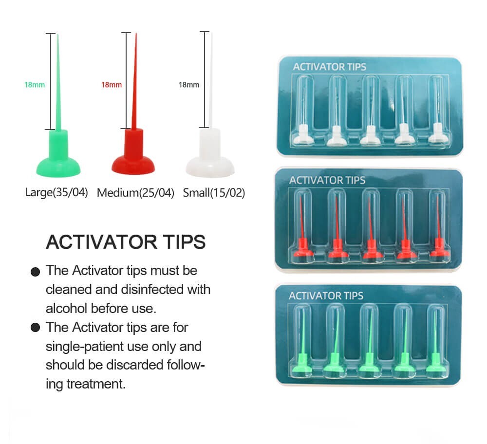 50pcs Dental Activator Tip For Endo Activator 1 Pack