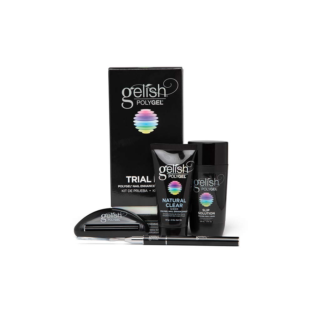 Gelish Polygel Brand Nail Enhancement Trial Kit Lightweight Strong Odor-Free