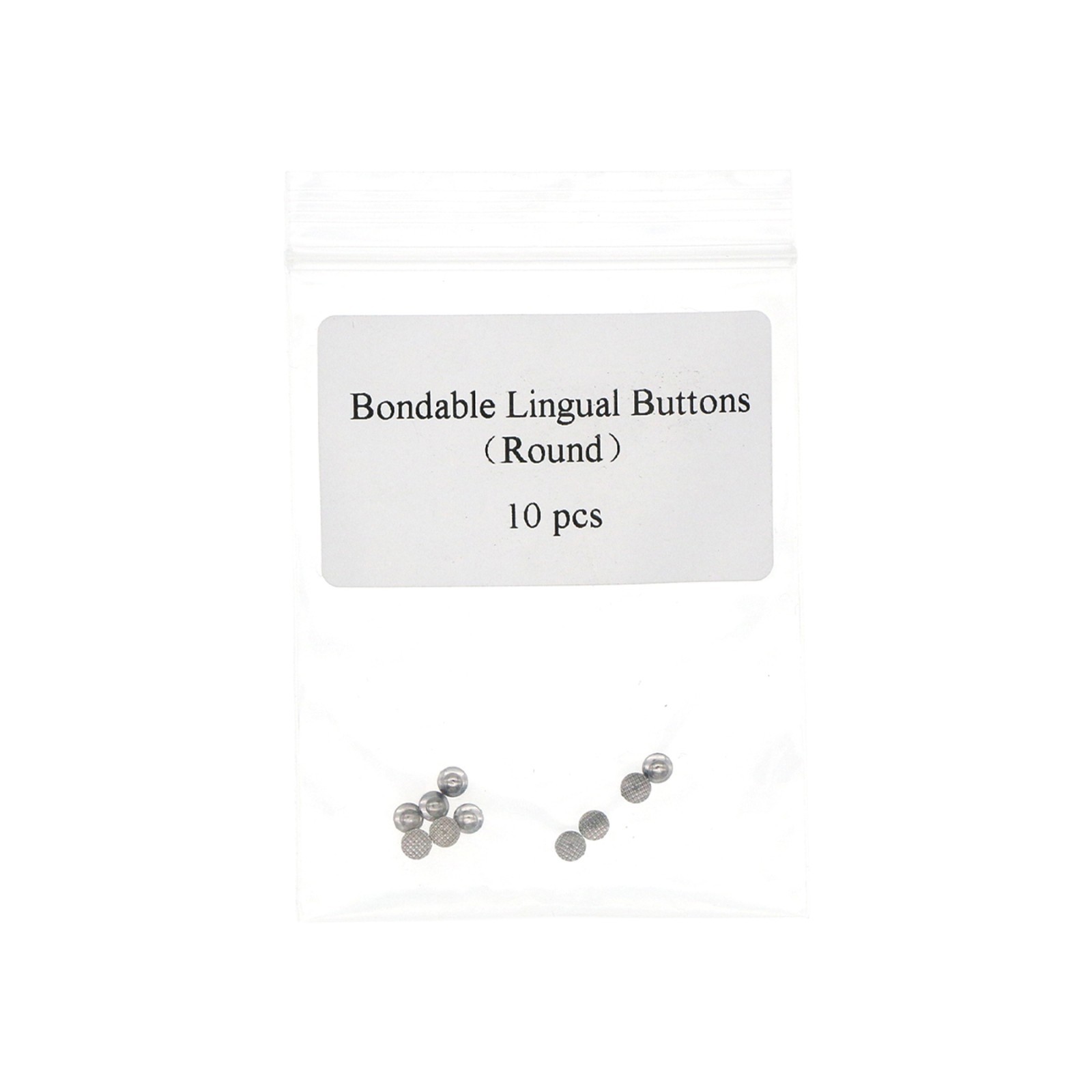 Dental Orthodontic Metal Stainless Steel Lingual Attachment with Round Mesh Base