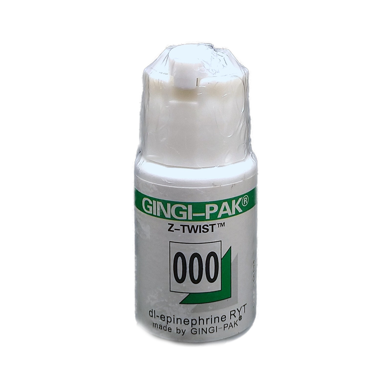 Gingi-Pak® Z-Twist™ Medicated Retraction Cord – Epinephrine HCl, 108″ All Sizes