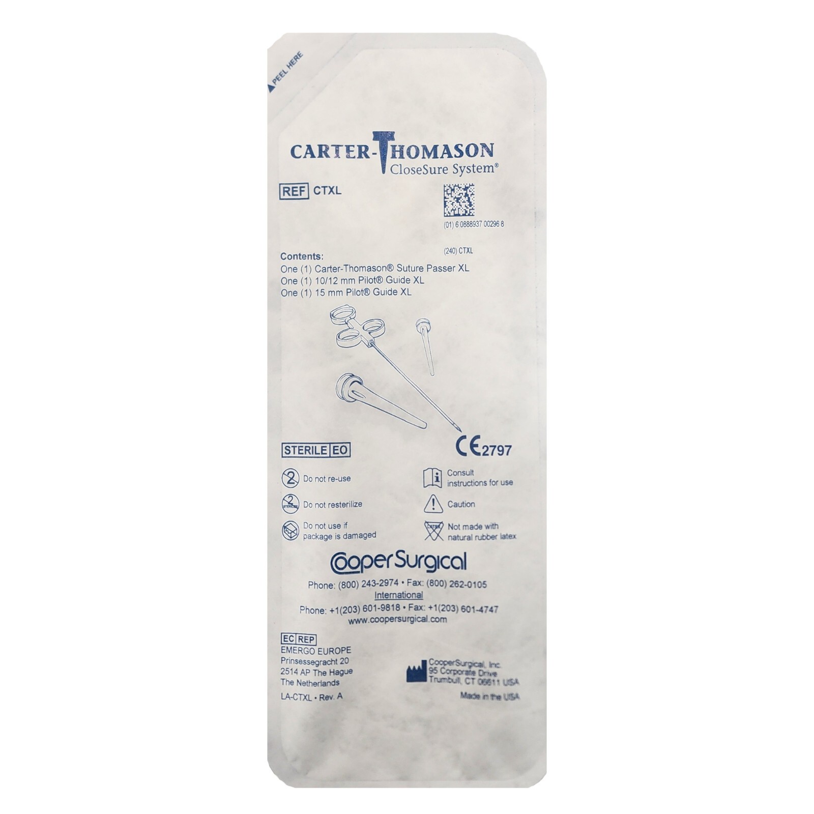 *1-Pack* Carter Thomason CloseSure System With Pilot Guide CTXL