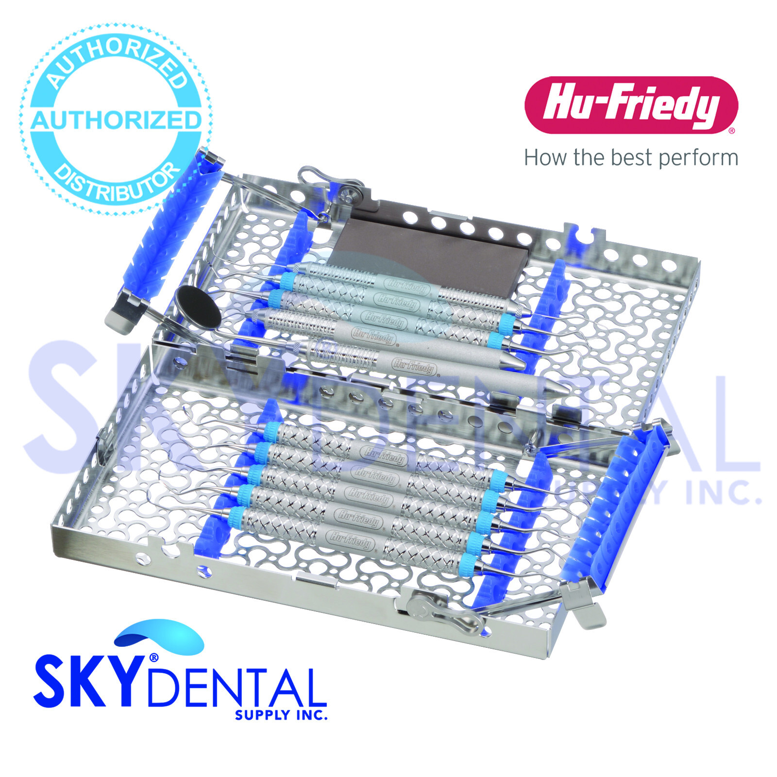 Hu-Friedy Infinity Series Double-Decker 14 Instrument Cassette (or) Foam Rails