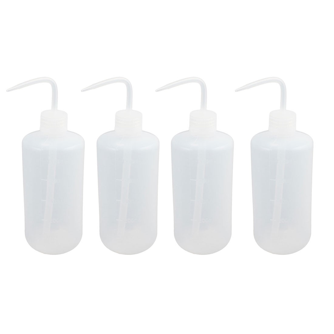 4Pack 500ml LDPE Wash Bottles Squeeze Bottles Label Tattoo