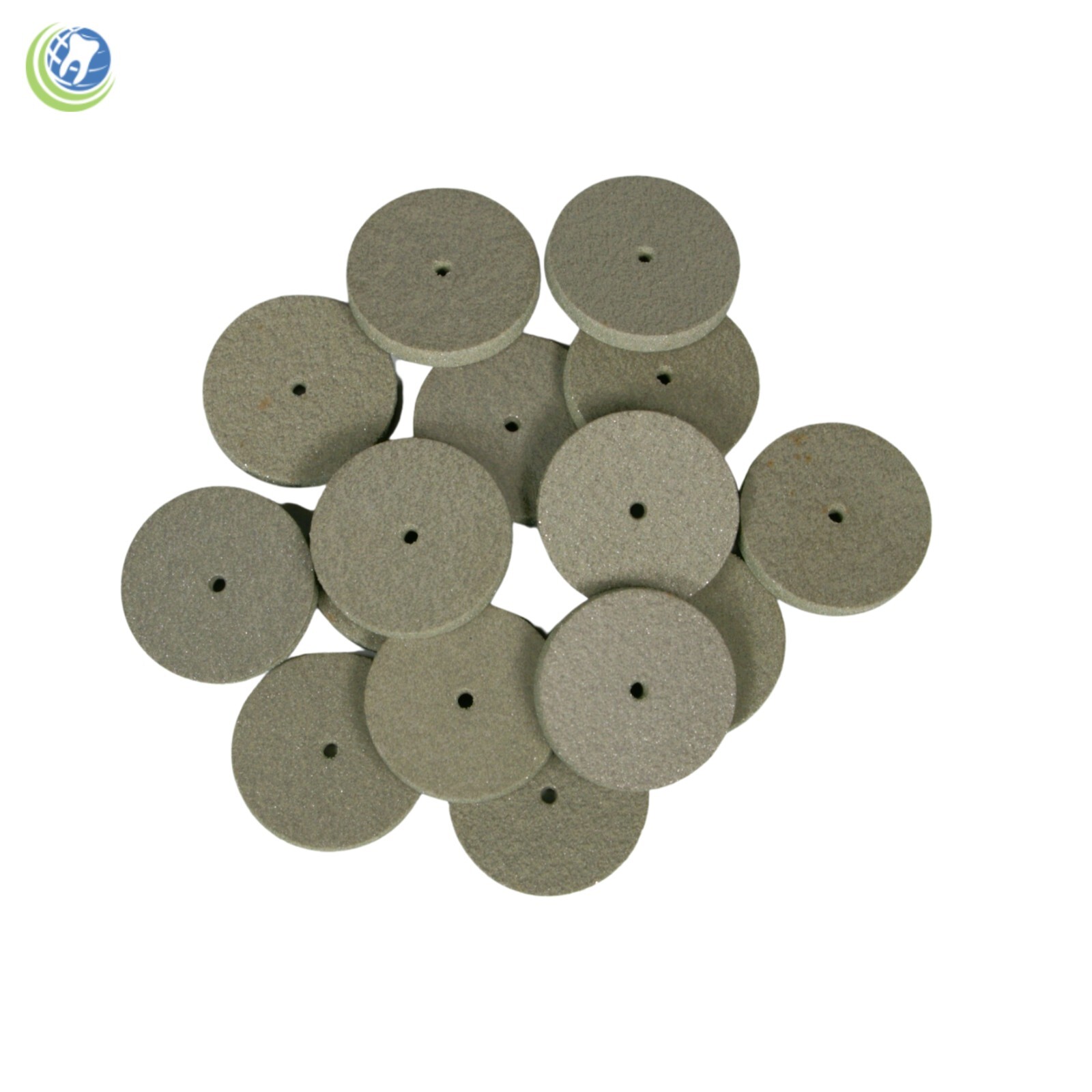 DENTAL LAB SILICONE FINISHING POLISHING RUBBER WHEEL 7/8″ X 1/8″ GREY 100/BOX