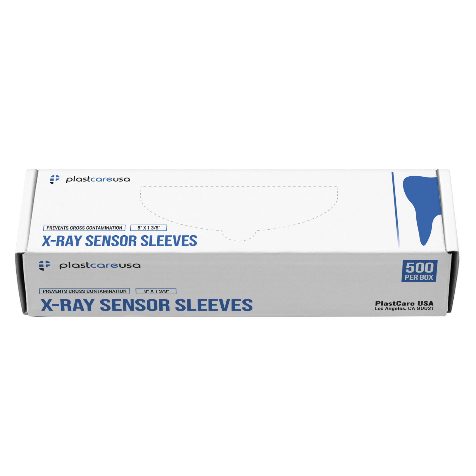 1000 Biodegradable Disposable Dental X-Ray Sensor Cover Sleeves (8″ x 1 3/8″)