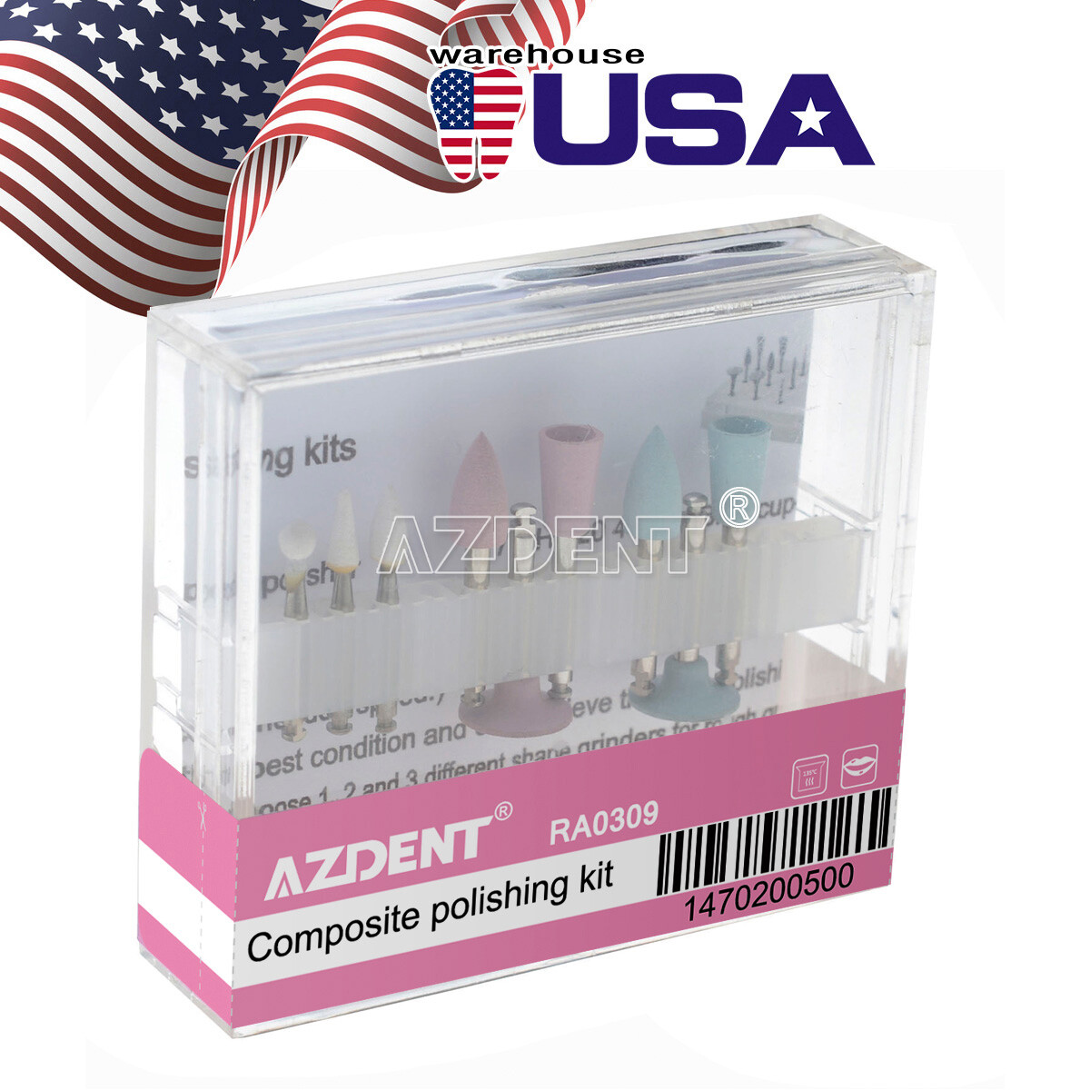 Dental Composite RA Polishing Burs HP Brush Wheel Cups White Stone Polishers