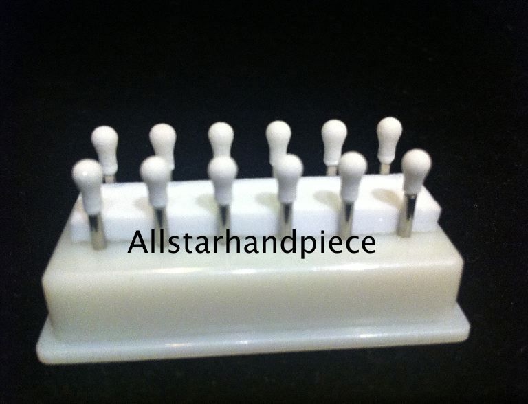 Dental White Polishing Arkansas Stones Round FG RD1 12/box Meta Dental