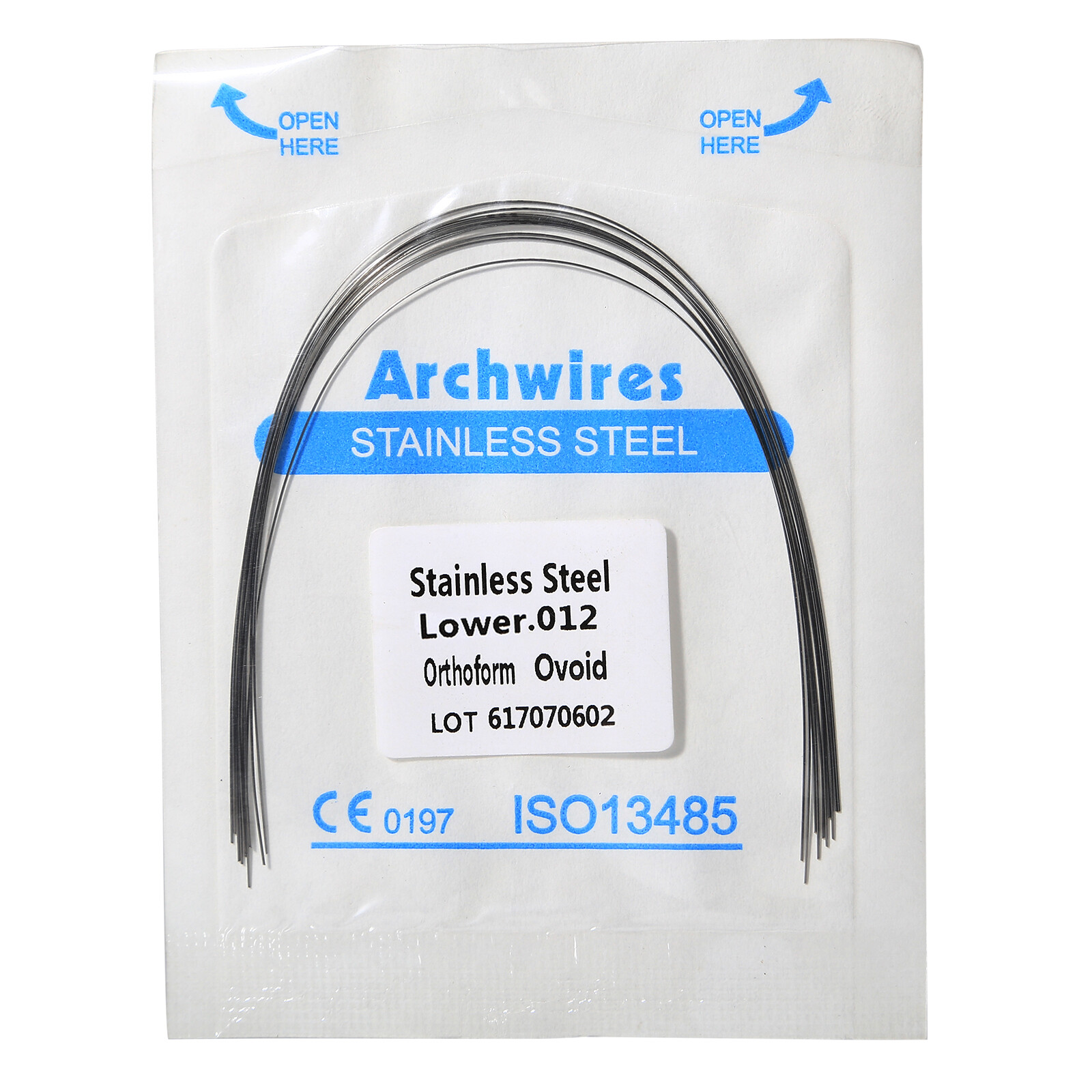 Dental Orthodontic Arch Wire Stainless Steel Round Use For Brackets Braces wq
