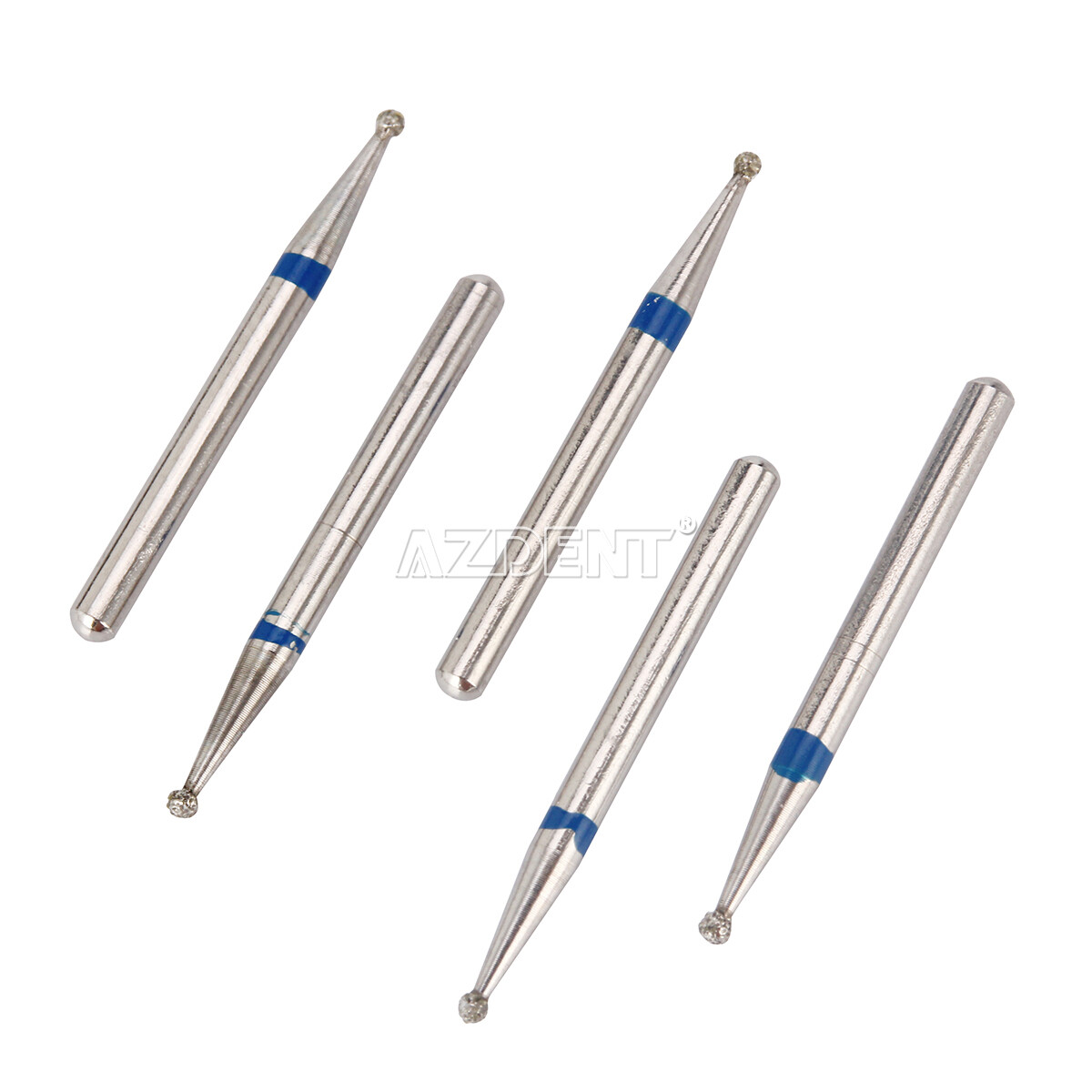 AZDENT Dental Diamond Tungsten Carbide Burs Drill FG for High Speed Handpiece