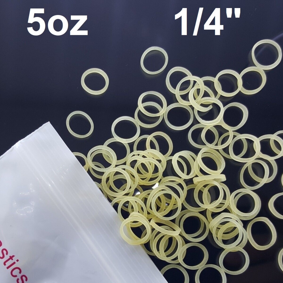 100x Orthodontic Rubber Bands Braces Stretch Elastic Oral Mouth Teeth 5oz 1/4″