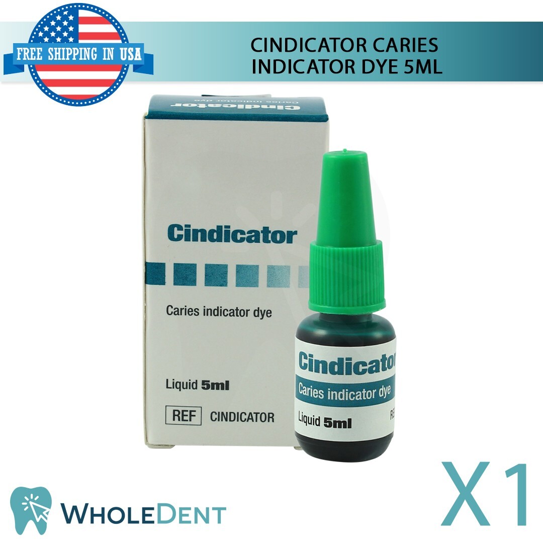 Dental Cindicator Caries Indicator 5ml Green Dentine Accurate Detect Revealing
