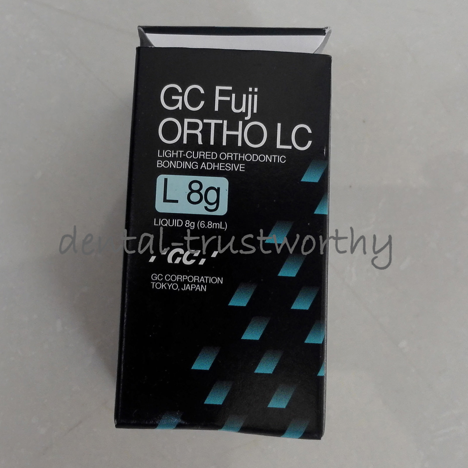GC Fuji ORTHO LC light-cure Glass Ionomer Cement liquid 8g Power 15g CE