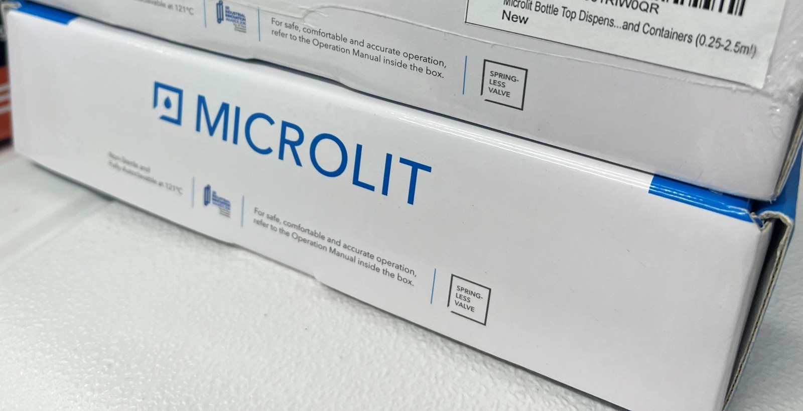 Microlit Scitus SCI-2.5 Bottle Top Dispenser 0.25-2.5mL Springless Valve – NEW
