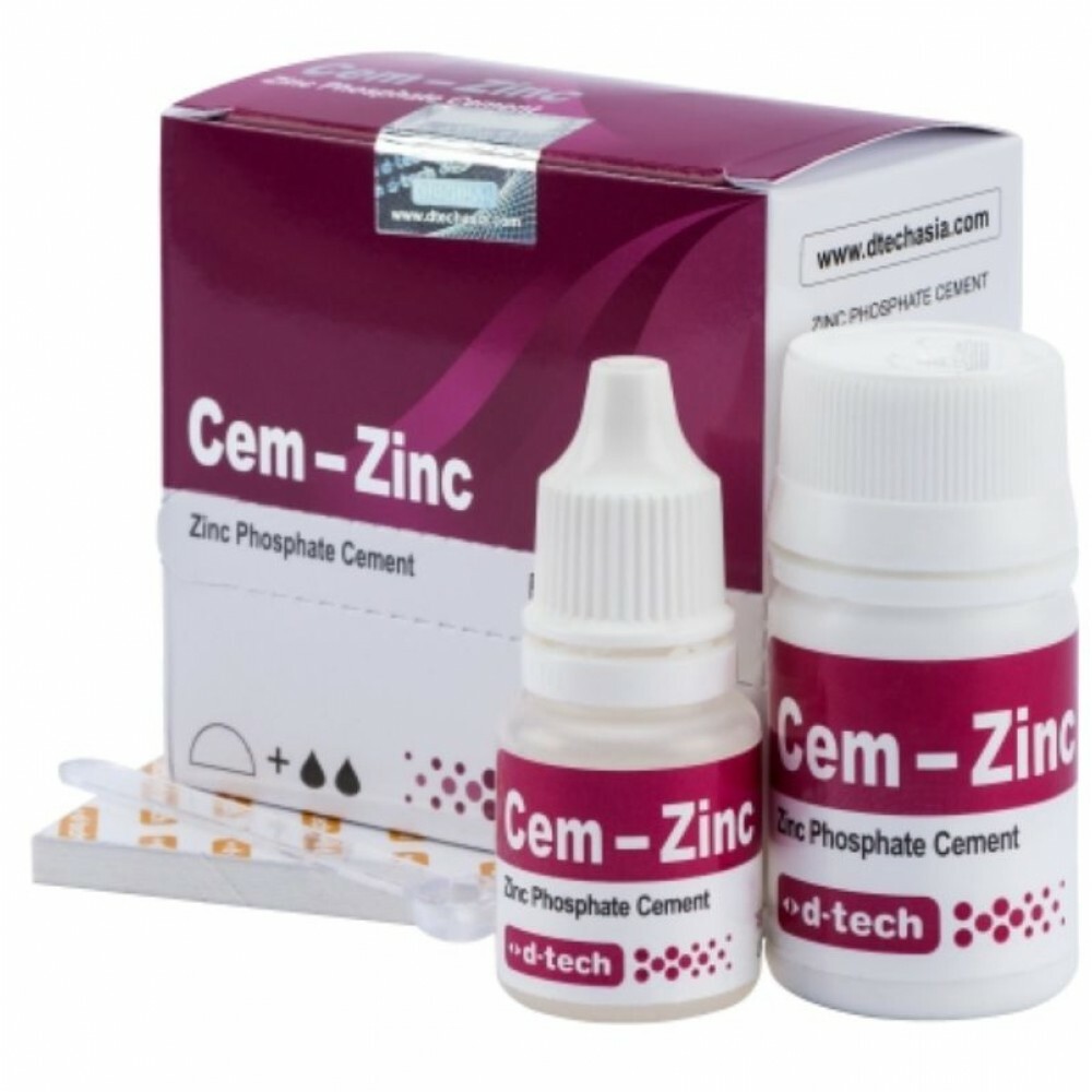 Zinc Phosphate Cement Permanent Tooth Filling Powder 30gm Liquid 15gm Free Ship