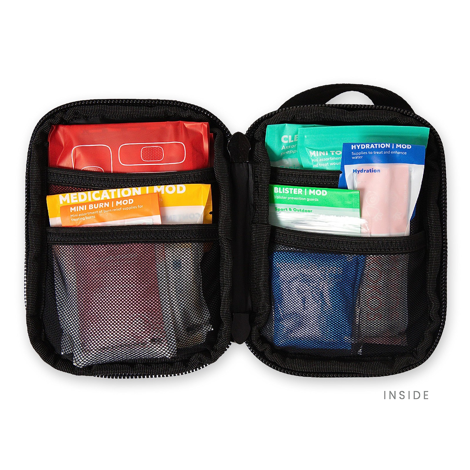 My Medic Sidekick – Camping Hiking And Backpacking First Aid Kit – 70 Items –