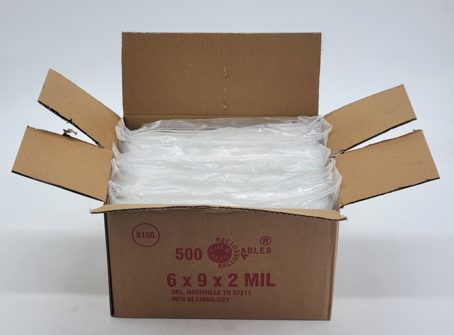 500/Case Fisherbrand 6×9 Biohazard Specimen Transport Bags Light Duty 01-800-05