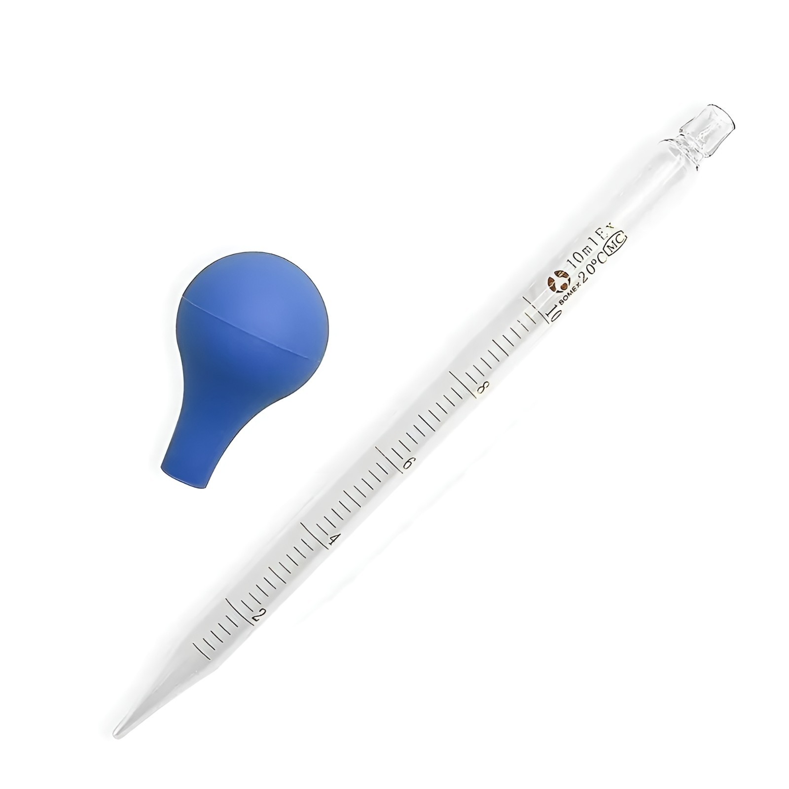 10 Pcs Graduated Glass Droppers 1/2/3/5/10ml Pipet Pipette Borosilicate Glass