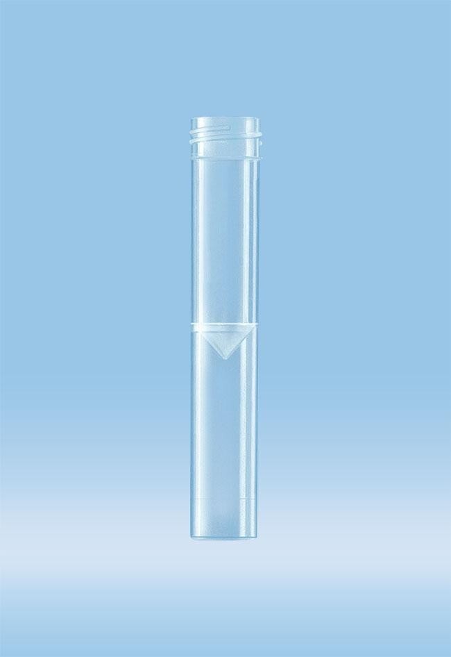 800 SARSTEDT 5mL PP Conical Transport Centrifuge Tubes w/ 1000 Caps 92 x 15.3mm