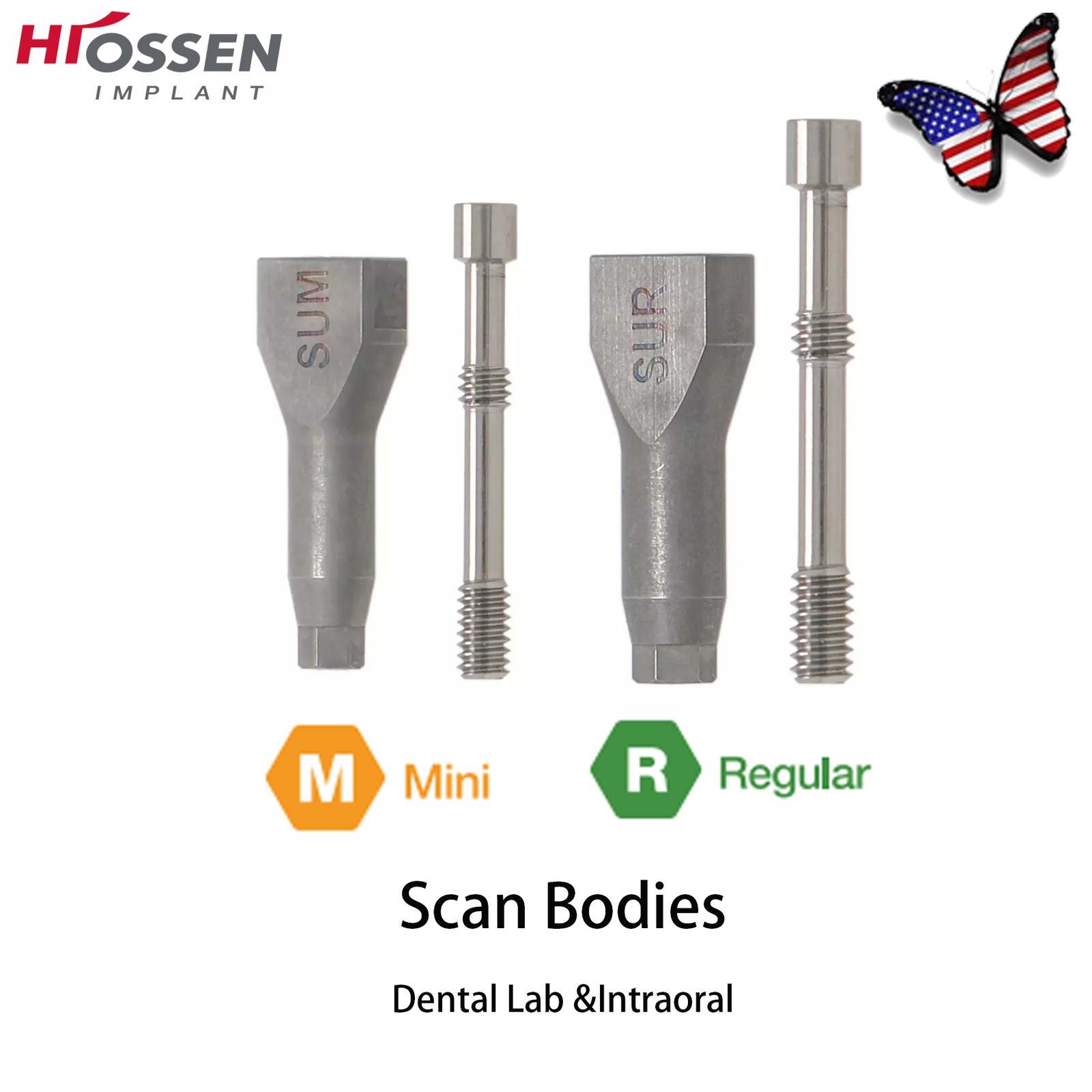 Hiossen Dental Locator/Healing/Straight Abutment/17° Angled Transfer Impression