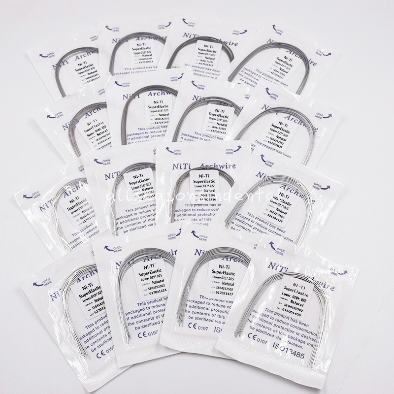 50 Bags Dental Super Elastic NITI/Stainless Steel/Thermal Activated Arch Wire